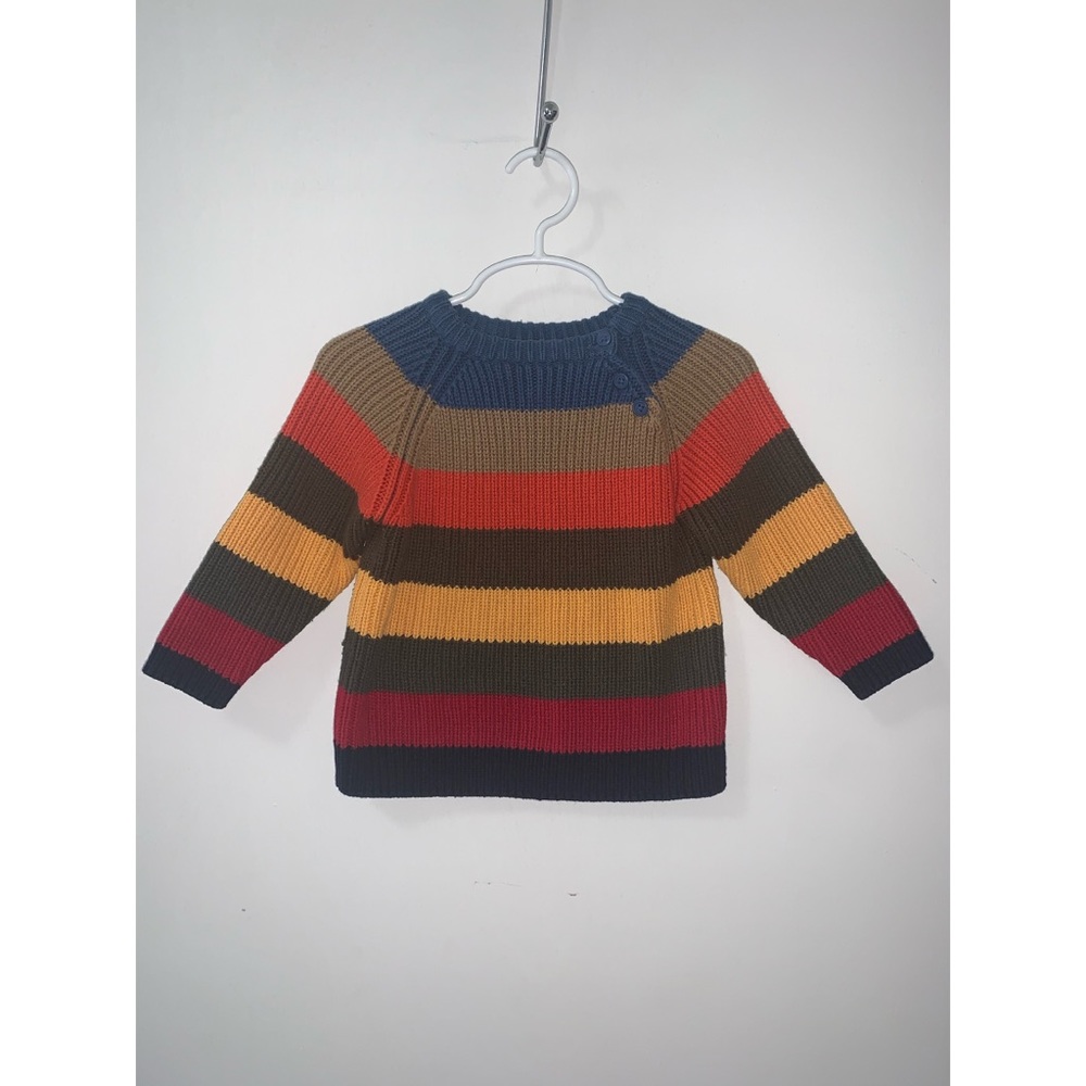 ✨ SOLD ✨ Colorful Fall Boys Knit Sweater